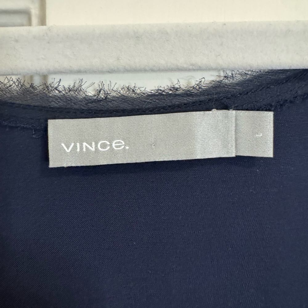 Vince Deep Blue Tank Top - Picture 2 of 6
